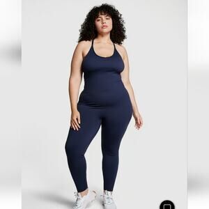 Pink Active Seamless Workout Onesie Jumpsuit Size XL